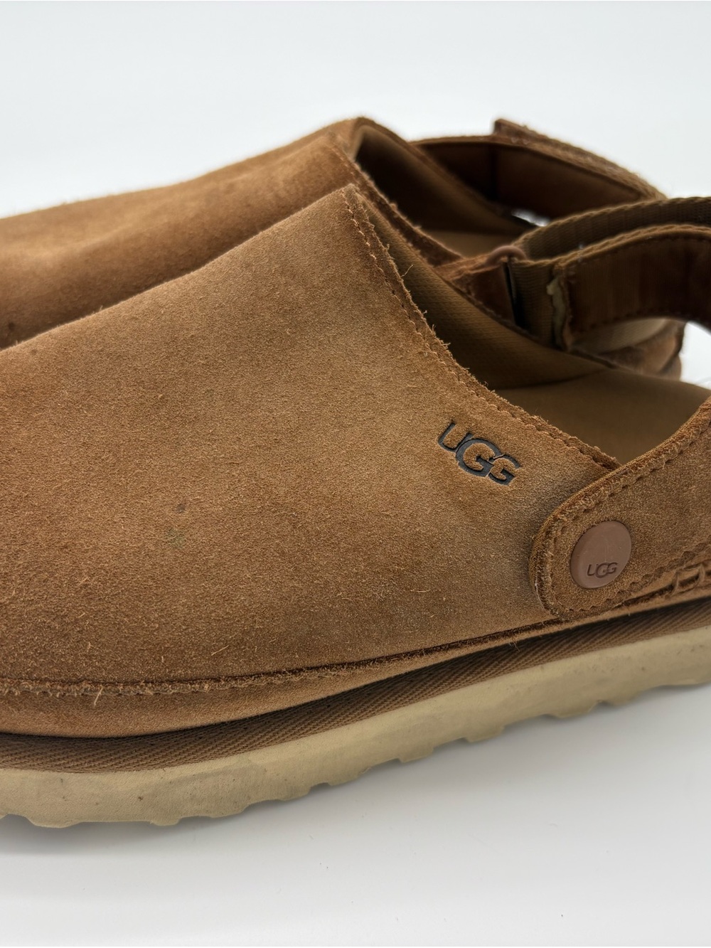 UGG Women’s Brown Suede Backstrap Slip-On UGG